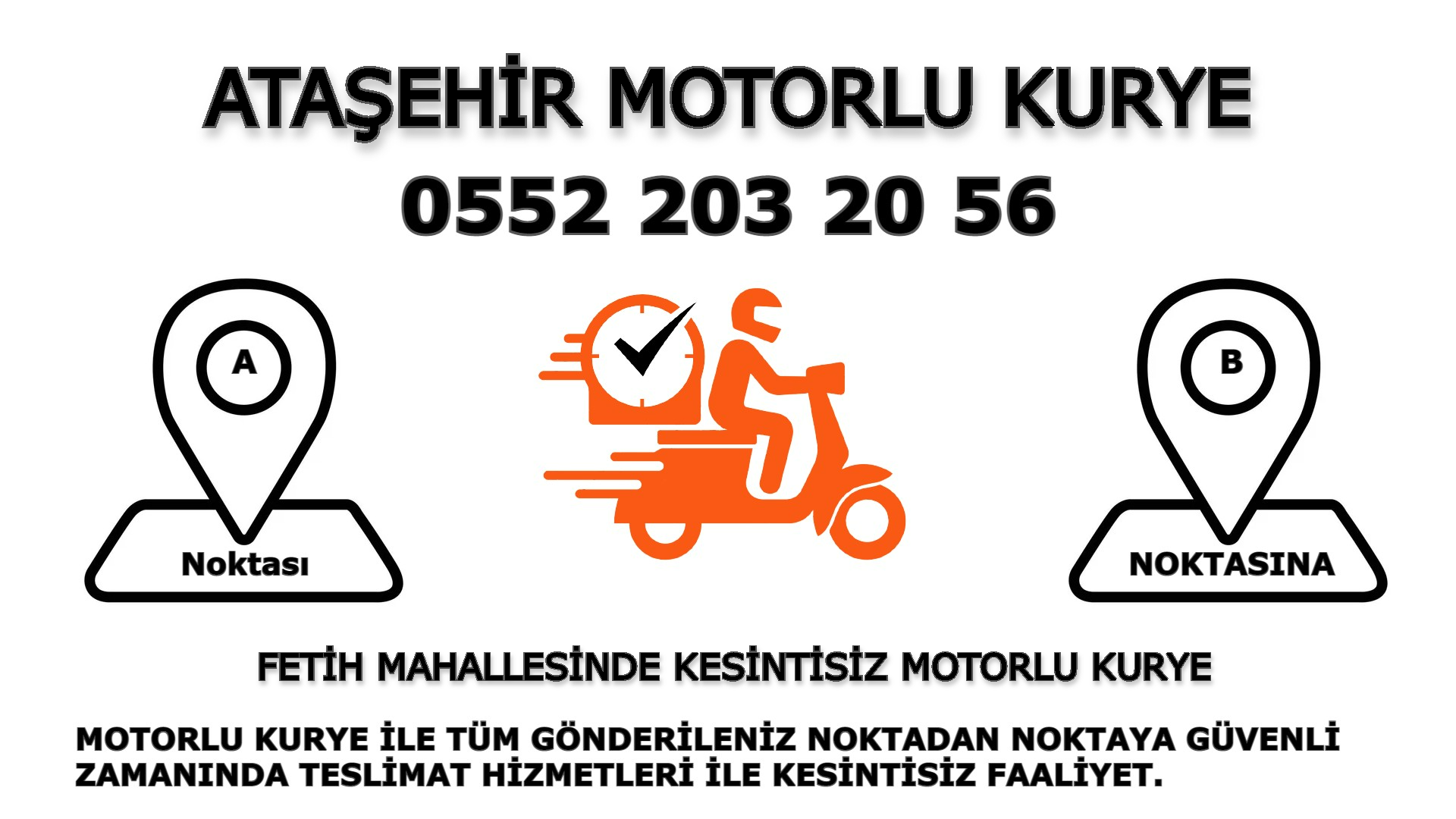 Fetih Acil Motorlu Kurye |7/24 | 0552 203 20 56